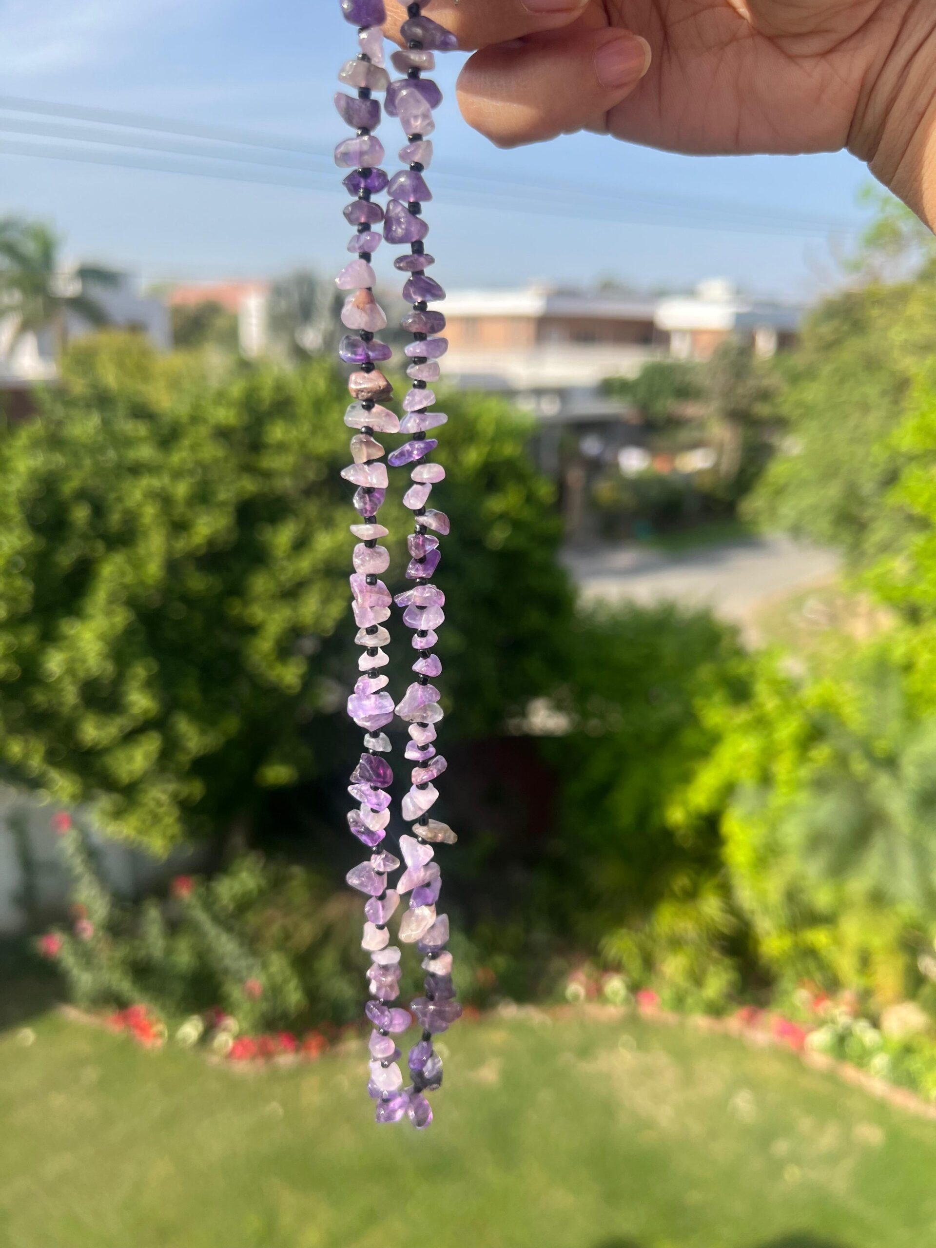 Amethyst Chips Necklace