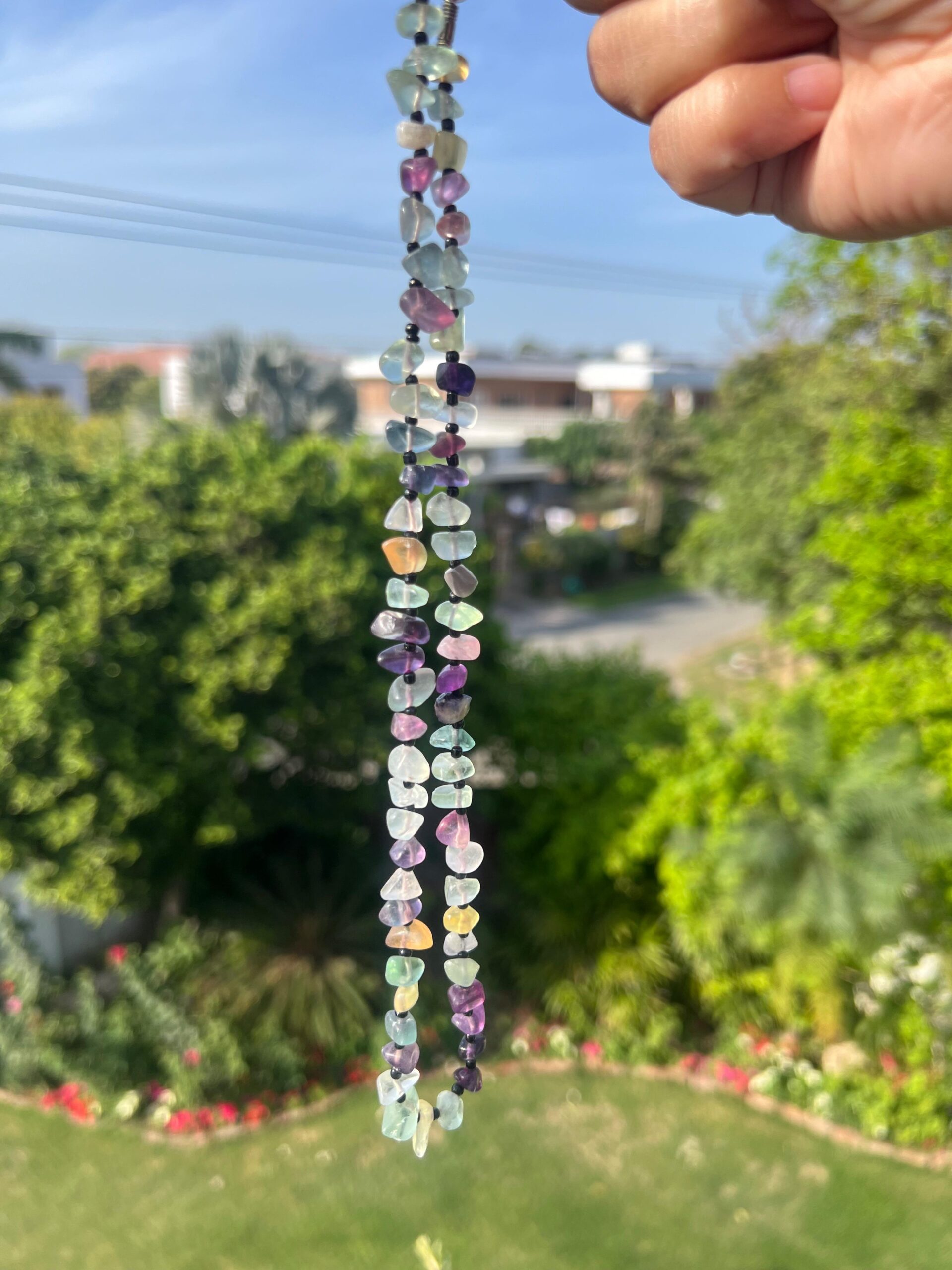 Fluorite Beaded Necklace