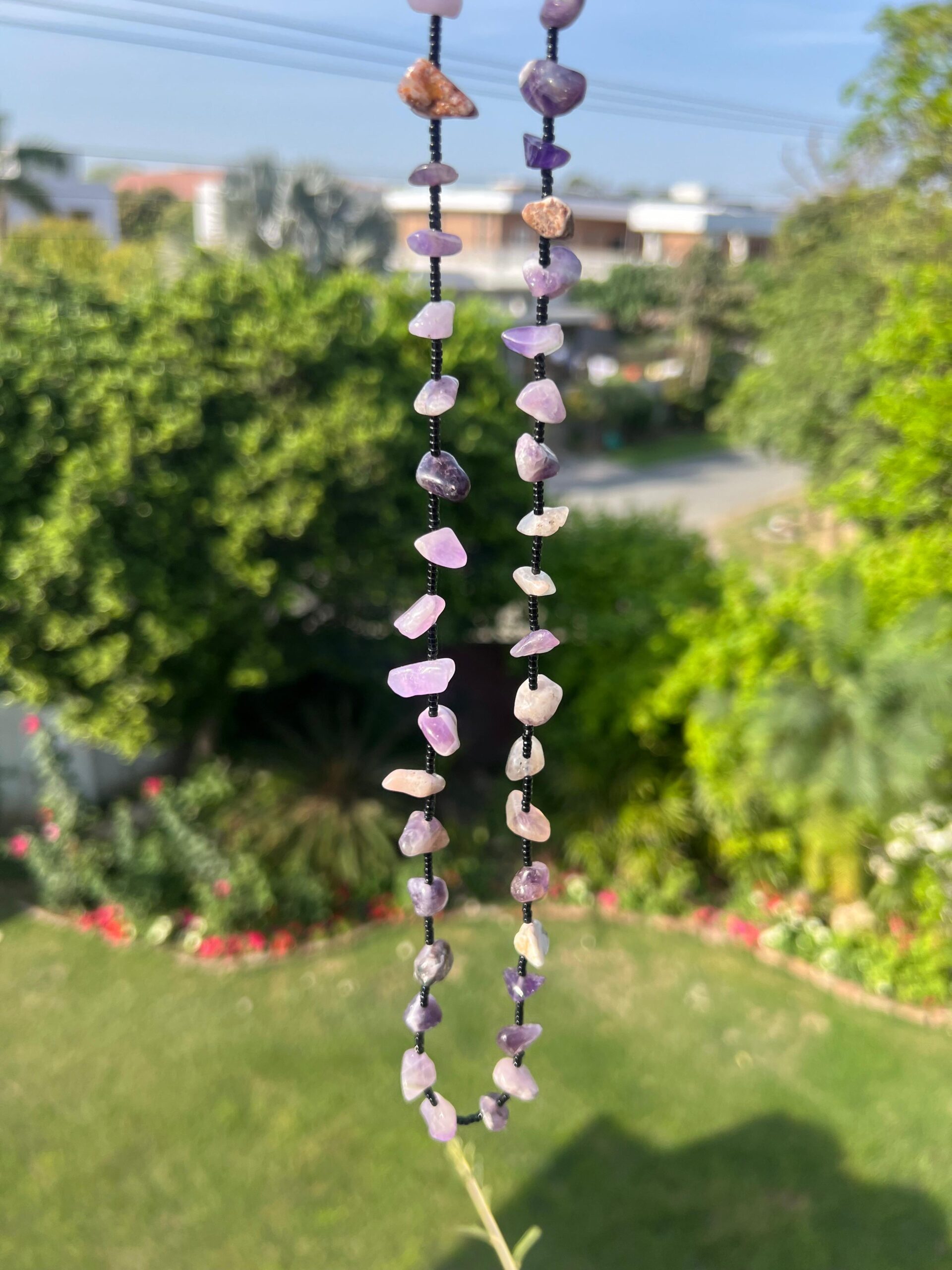 Amethyst Beaded Necklace